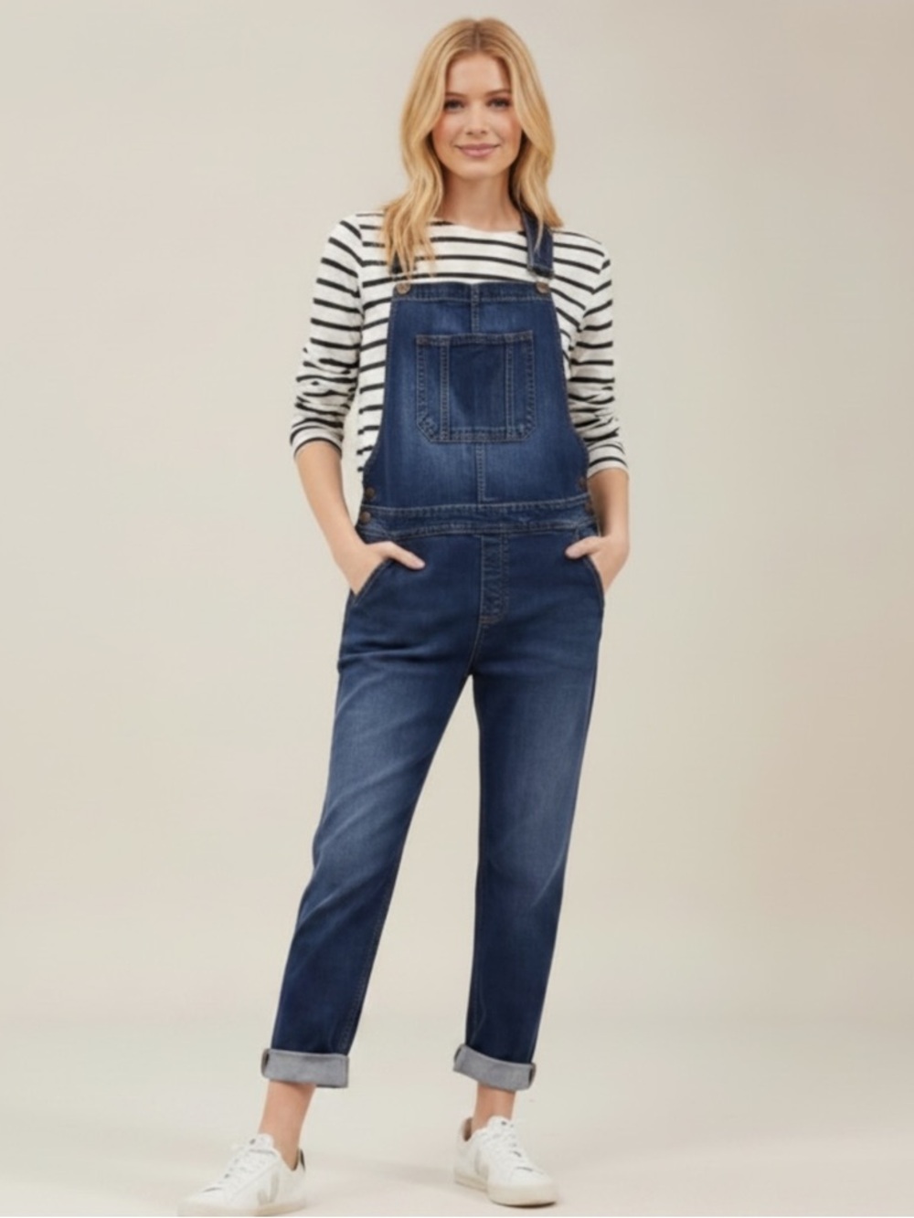 Organic Cotton Denim Overalls Baukjen Made in Portugal Women’s Size 6